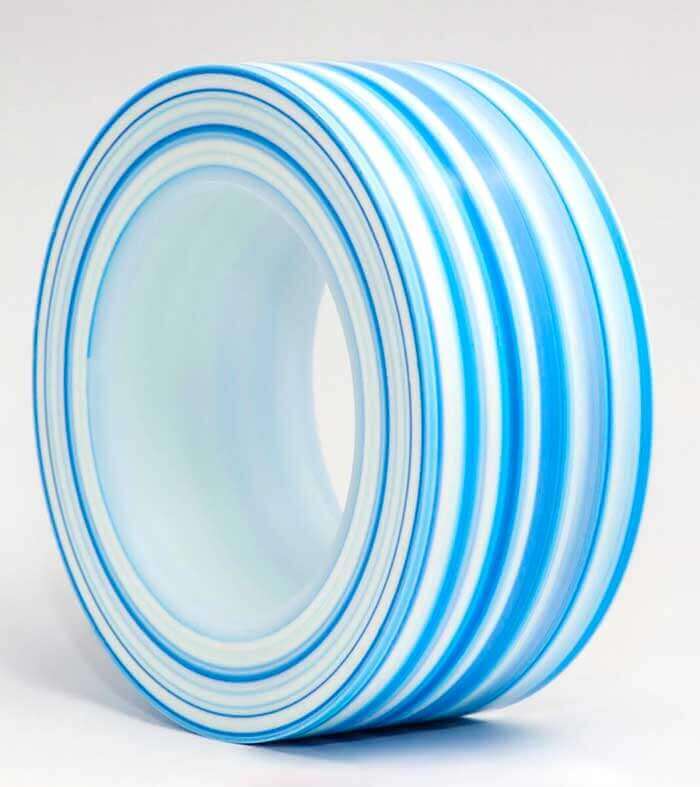 1153 Trademarked Blue and White Striped Protocol Tape
 | Packaging Tapes | UltraTape